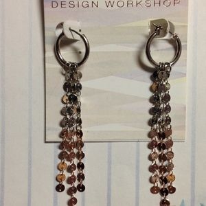 Design Workshop Multi Tone Fringe Tassel Earrings